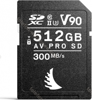 Angelbird AV PRO SD MK2 V90 R300/W280 SDXC 512GB, UHS-II U3, Class 10