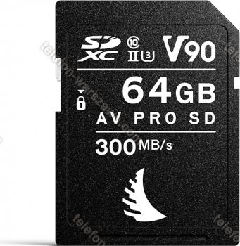 Angelbird AV PRO SD MK2 V90 R300/W280 SDXC 64GB, UHS-II U3, Class 10