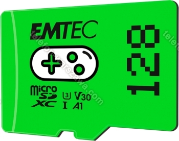 Emtec GAMING R100/W50 microSDXC 128GB, UHS-I U3, A1, Class 10