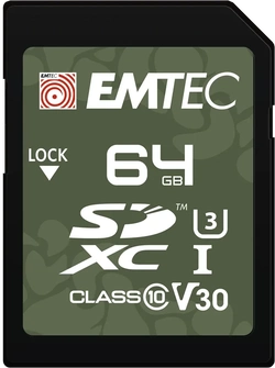 Emtec Outdoor R100/W50 SDXC 64GB, UHS-I U3, Class 10