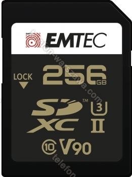 Emtec SpeedIN PRO+ R300/W270 SDXC 256GB, UHS-II U3, Class 10
