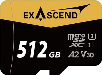 Exascend Catalyst R175/W150 microSDXC 512GB, UHS-I U3, A2, Class 10