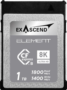 Exascend Element R1800/W1400 CFexpress 2.0 Type B 1TB