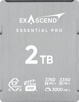 Exascend Essential Pro R3750/W3350 CFexpress 4.0 Type B 2TB