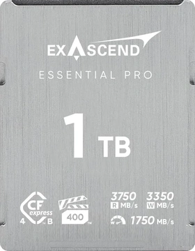 Exascend Essential Pro R3750/W3350 CFexpress 4.0 Type B 1TB
