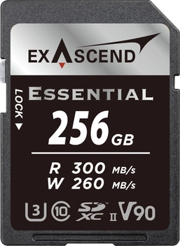 Exascend Essential R300/W280 SDXC 256GB, UHS-II U3, Class 10