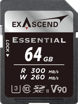 Exascend Essential R300/W280 SDXC 64GB, UHS-II U3, Class 10