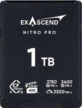 Exascend Nitro Pro R3750/W3400 CFexpress 4.0 Type B 1TB