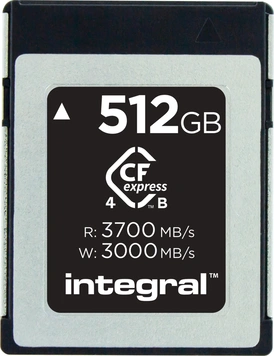 Integral Studio Grade R3700/W3000 CFexpress 4.0 Type B 512GB