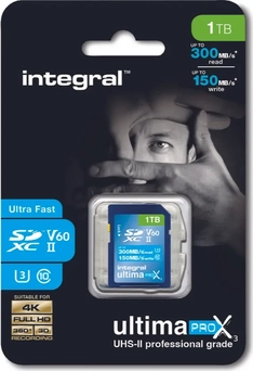 Integral UltimaPro X3 R300/W150 SDXC 1TB, UHS-II U3, Class 10