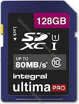 Integral ultima PRO R80 SDXC 128GB, UHS-I U1, Class 10