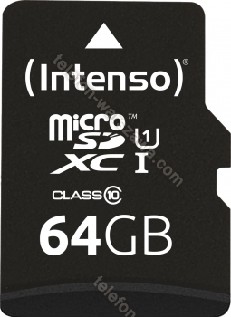 Intenso Professional R90 microSDXC 64GB Kit, UHS-I U1, Class 10