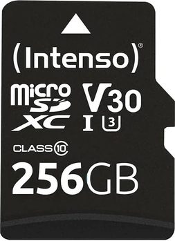 Intenso Professional R100/W45 microSDXC 512GB Kit, UHS-I U3, Class 10