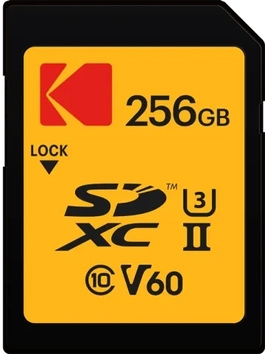 Kodak SD Ultra Pro Performance R300/W110 SDXC 256GB, UHS-II U3, Class 10