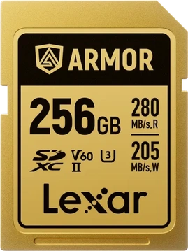 Lexar Armor Gold R280/W205 SDXC 256GB, UHS-II U3, Class 10