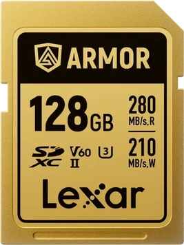 Lexar Armor Gold R280/W205 SDXC 128GB, UHS-II U3
