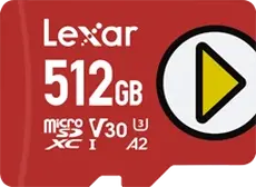 Lexar PLAY R150 microSDXC 512GB, UHS-I U3, A2, Class 10