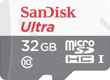 SanDisk Ultra R100 microSDHC 32GB Kit, UHS-I, Class 10