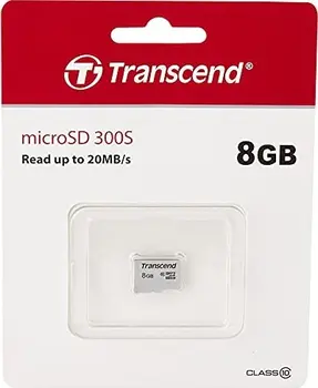 Transcend 300S R20 microSDHC 8GB, Class 10