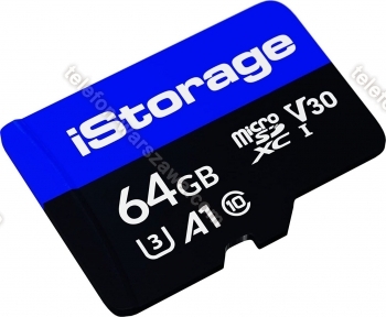 iStorage microSDXC 64GB, UHS-I U3, A1, Class 10, 3er-Pack