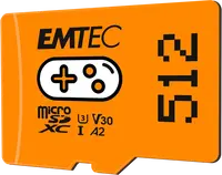 Emtec GAMING R100/W50 microSDXC 512GB, UHS-I U3, A2, Class 10