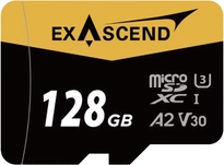 Exascend Catalyst R175/W150 microSDXC 128GB, UHS-I U3, A2, Class 10