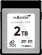 Exascend Element Pro R3500/W3100 CFexpress 4.0 Type B 2TB