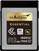 Exascend Essential R1800/W1700 CFexpress 2.0 Type B 512GB