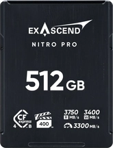 Exascend Nitro Pro R3750/W3400 CFexpress 4.0 Type B 512GB