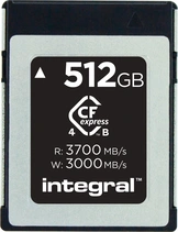 Integral Studio Grade R3700/W3000 CFexpress 4.0 Type B 512GB