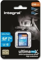 Integral ULTIMAPRO X2 R300/W280 SDXC 256GB, UHS-II U3, Class 10