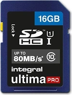 Integral ultima PRO R80 SDHC 16GB, UHS-I U1, Class 10