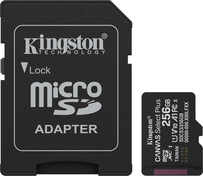 Kingston Canvas Select Plus Gen3 R150 microSDXC 256GB Kit, UHS-I U1, A1, Class 10