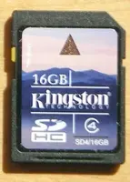 Kingston SDHC 16GB, Class 4