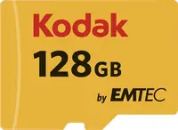 Kodak 580X R85/W20 microSDXC 128GB Kit, UHS-I U1, Class 10