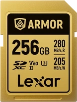 Lexar Armor Gold R280/W205 SDXC 256GB, UHS-II U3, Class 10