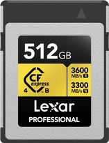 Lexar Professional GOLD R3600/W3300 CFexpress 4.0 Type B 512GB
