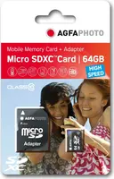 Lupus Imaging AgfaPhoto High Speed R45/W15 microSDXC 64GB Kit, UHS-I U1, Class 10