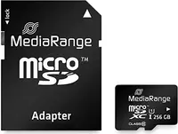 MediaRange R80 microSDXC 256GB Kit, UHS-I U1, Class 10
