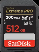 SanDisk Extreme PRO R200/W140 SDXC 512GB, UHS-I U3, Class 10