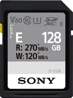 Sony SF-E Series R270/W120 SDXC 128GB, UHS-II U3, Class 10