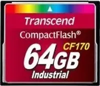 Transcend Industrial 170x R90/W60 CompactFlash Card 64GB