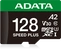 ADATA SPEED PLUS R180/W160 microSDXC 128GB Kit, UHS-I U3, A2, Class 10