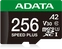 ADATA SPEED PLUS R180/W160 microSDXC 256GB Kit, UHS-I U3, A2, Class 10