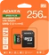 ADATA SPEED PLUS R180/W160 microSDXC 256GB Kit, UHS-I U3, A2, Class 10