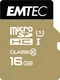 Emtec EliteGold R90/W20 microSDHC 16GB Kit, UHS-I U1, Class 10