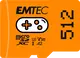 Emtec GAMING R100/W50 microSDXC 512GB, UHS-I U3, A2, Class 10