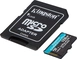 Kingston Canvas Go! Plus Gen4 R200 microSDXC 128GB Kit, UHS-I U3, A2, Class 10