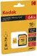 Kodak 580X R85/W20 microSDXC 64GB Kit, UHS-I U1, Class 10