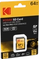 Kodak SD Ultra Pro Performance R300/W270 SDXC 64GB, UHS-II U3, Class 10